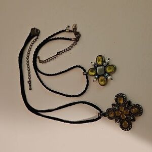 2 Iia Sophia Pendant Corded Necklaces